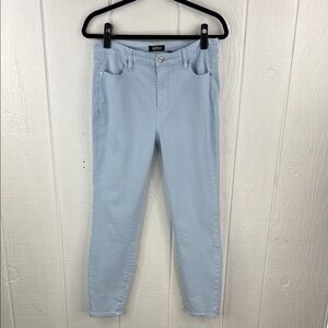 Buffalo Women's Size 8 Havana Hi-Rise Soft Stretch Ankle Skinny Light Blue Jeans